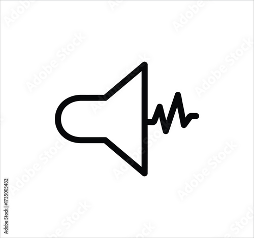 Audio & Sound set of web icons in line style. Icons including speaker, microphone, music, multimedia, equalizer, headphones, volume, and more. Editable stroke. Vector illustration