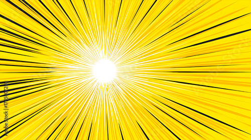 Dynamic cartoon comic background with bold focus lines for dramatic effect. Perfect for webtoon, event posters, and impactful visual design