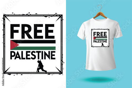 Palestine design vector, Save Palestine illustration for banner, t-shirt, poster, sticker, badges, social media design. Hand-Drawn Lettering Phrase, Calligraphy Graphic Typography.