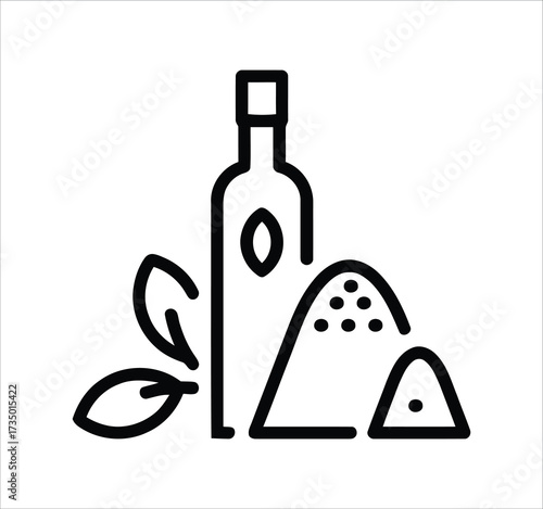 Restaurant & Food Service set of web icons in line style. Editable stroke icons including menus, meals, dining, drinks, cafes, bars, delivery, culinary branding, and various types of food and restaura