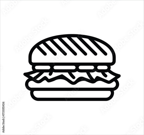 Restaurant & Food Service set of web icons in line style. Editable stroke icons including menus, meals, dining, drinks, cafes, bars, delivery, culinary branding, and various types of food and restaura