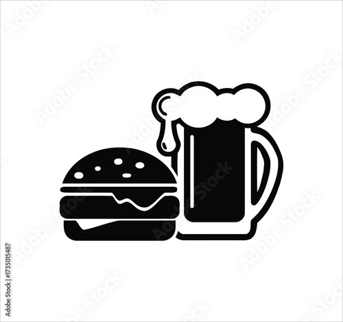 Restaurant & Food Service set of web icons in line style. Editable stroke icons including menus, meals, dining, drinks, cafes, bars, delivery, culinary branding, and various types of food and restaura
