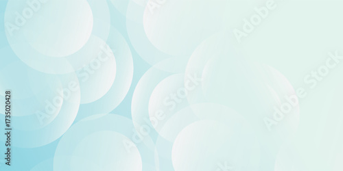 Minimalist banner background. Green and blue gradations.Circle geometric background simple art vector modern nice pattern