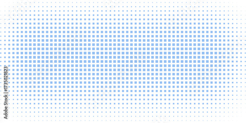 Triangles Modern Halftone Geometric Pattern Vector Tilted Border White Blue Abstract Background. Faded Checkered Triangle Particles Subtle Texture. Half Tone Art Graphic Pure Light Wide Wallpaper