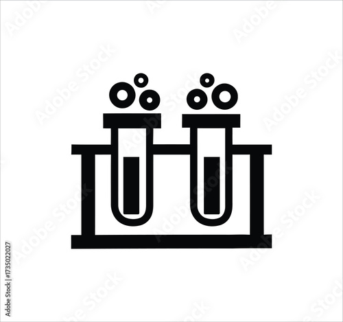Chemistry & Laboratory set of web icons in line style. Editable stroke icons including flask, test tube, microscope, chemical formula, molecular structure, experiment, biotechnology, and science resea