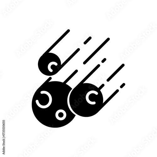 Minimalist Line Art Illustration of a Ringed Planet Icon - Perfect for Space, Astronomy, and Science-themed Designs, Apps, or Websites