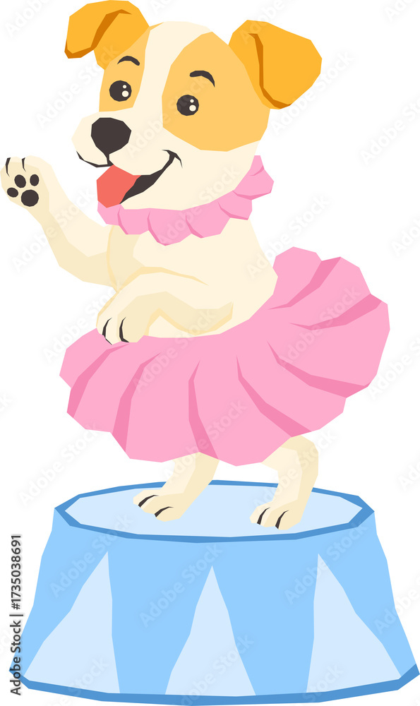 Fototapeta premium Circus Character Illustration