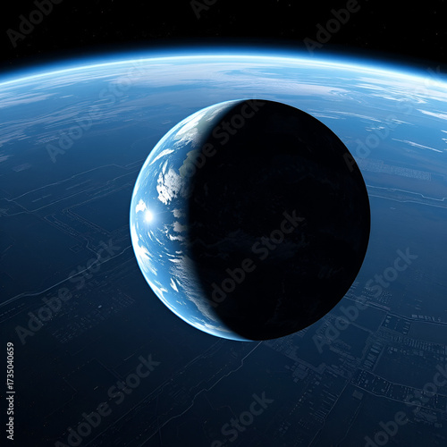 earth in space