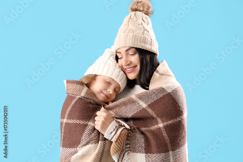 Young mother and her little...