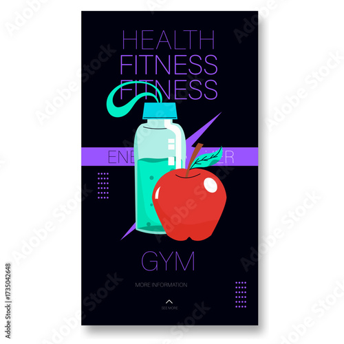 Health Fitness Gym Boost Your Energy and Vitality with Healthy Foods and Active Lifestyles