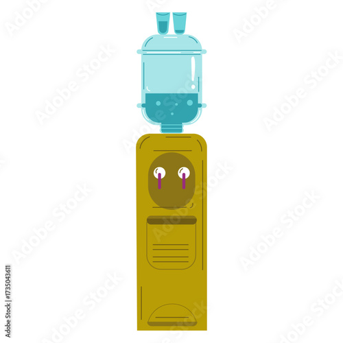 Modern Water Dispenser With Water Bottles - Ideal for Home, Office, and Commercial Use