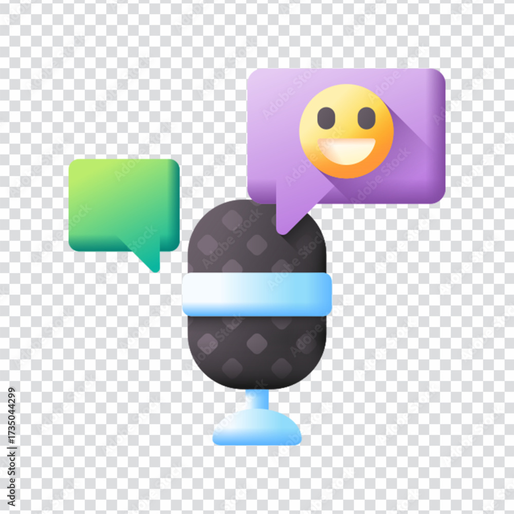 Fototapeta premium Microphone Voice Icon
