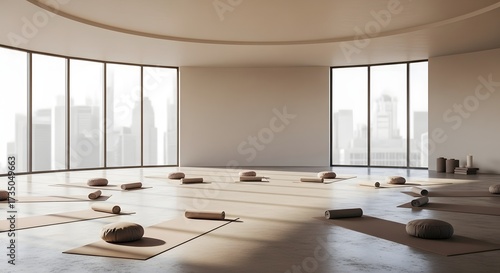 Minimalist Whisk with Sunlit Shadow on White Background
