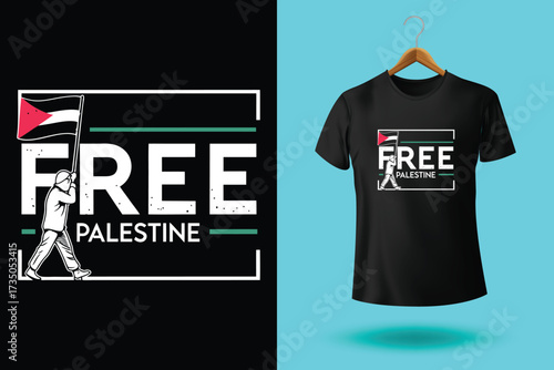 free Palestine freedom free Gaza vector illustration t shirt poster