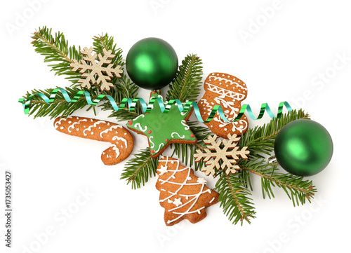 Christmas holiday gingerbre...