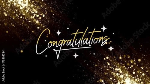 design video congratulations motion background