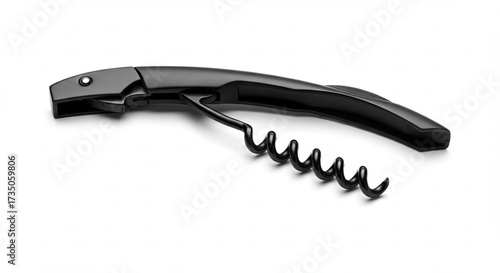 Black Waiters Corkscrew Wine Opener Tool.