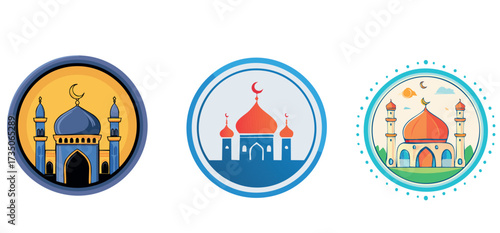 mosque vector, tranparant background