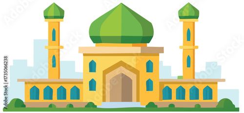 mosque vector illustration