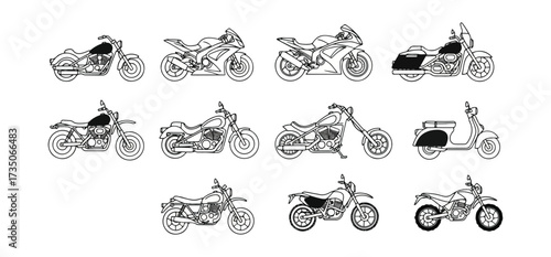 Various motorcycle designs