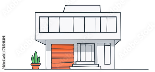 vector illustration of a house