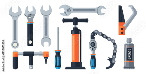 Variety of tools for maintenance