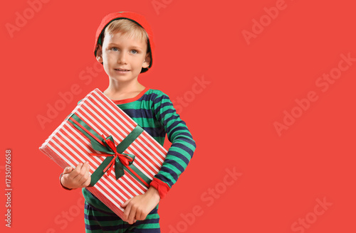 Cute happy little boy in Ch...