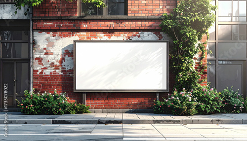 Blank Billboard Mockup on City Street . Outdoor Advertising Space