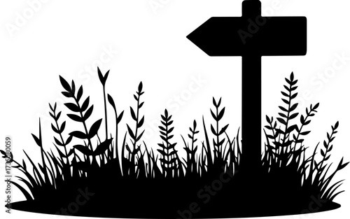wooden sign with a cross on the grass, cross, religion, christ, symbol, crucifix, church, god, faith, sky, religious, easter, icon, catholic, illustration, gold, blue, isolated, white, spirituality, b