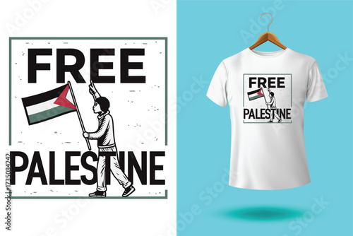 Arabic Calligraphy vector type for country of Palestine. Translated, Palestine.