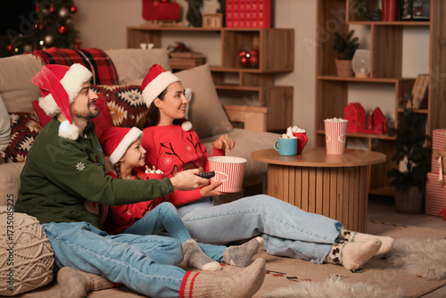 Little girl and her parents...