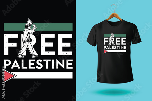 Arabic Calligraphy vector type for country of Palestine. Translated, Palestine.