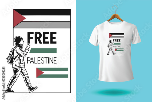 Stop Genocide Of Palestinians Palestine T-Shirt Design