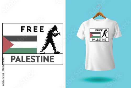 Stop Genocide Of Palestinians Palestine T-Shirt Design
