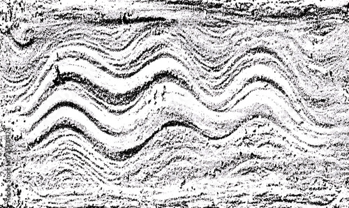 Abstract textured wavy lines graphic