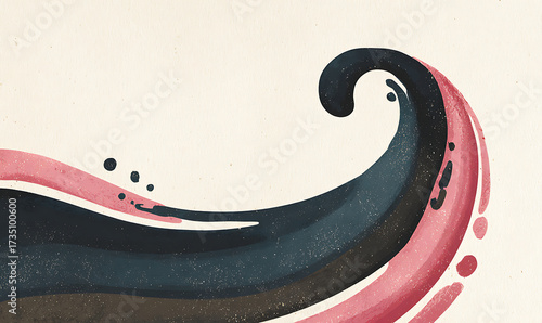 Stylized abstract decorative design element pattern repeating vector illustration