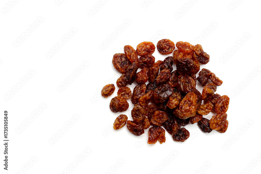 Obraz premium Dried golden raisins, Australian-dried fruits sultanas, sweet and chewy.