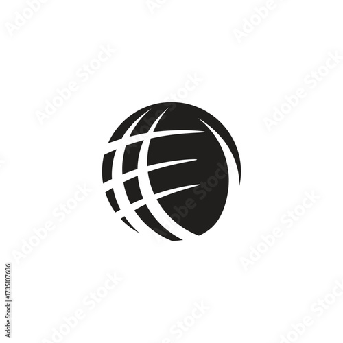 Globe earth world icons vector white on black
