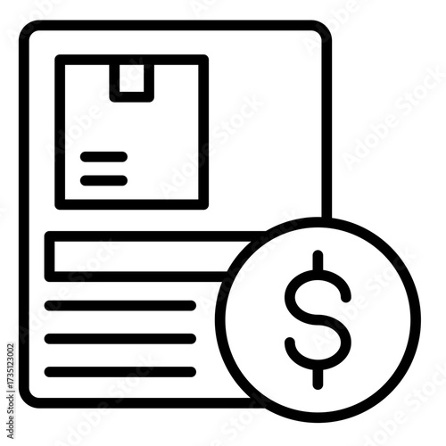 Logistics Document  Icon Set Multiple Style Collection