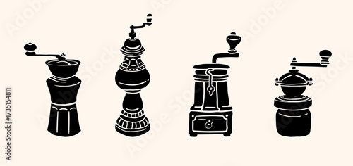 Clip Art Coffee Cup and Classic Coffee Machine, Coffee Shop Hand Drawn Coffee Americano, Cappuccino, Street Coffee, Coffee Machine, Caffeine, Coffee Icons, Brunch Food Vector	