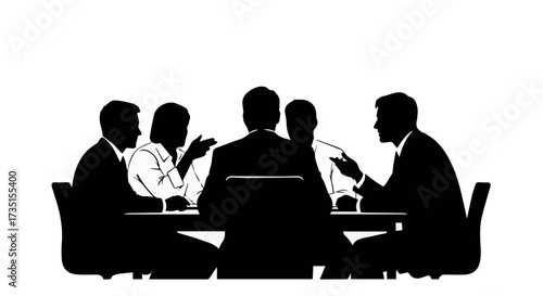 Diverse team collaborates effectively in a professional meeting room, fostering innovation and strategic planning for business growth.