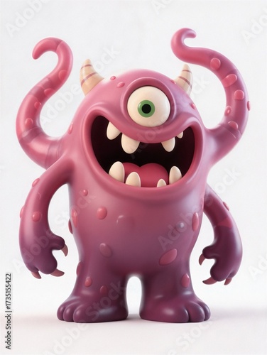 3D Halloween monster