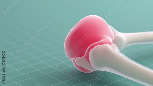 Detailed Close-Up of a Human Knee with Visible Swelling and Anatomical Features