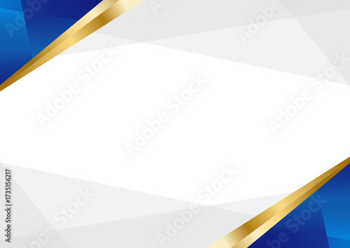 青と金のおしゃれなビジネス背景7