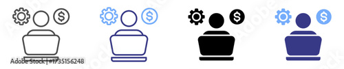 freelancer icon set multiple style