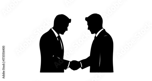 Confident business professionals shaking hands, symbolizing a successful deal, partnership, or mutual agreement for strong collaboration.