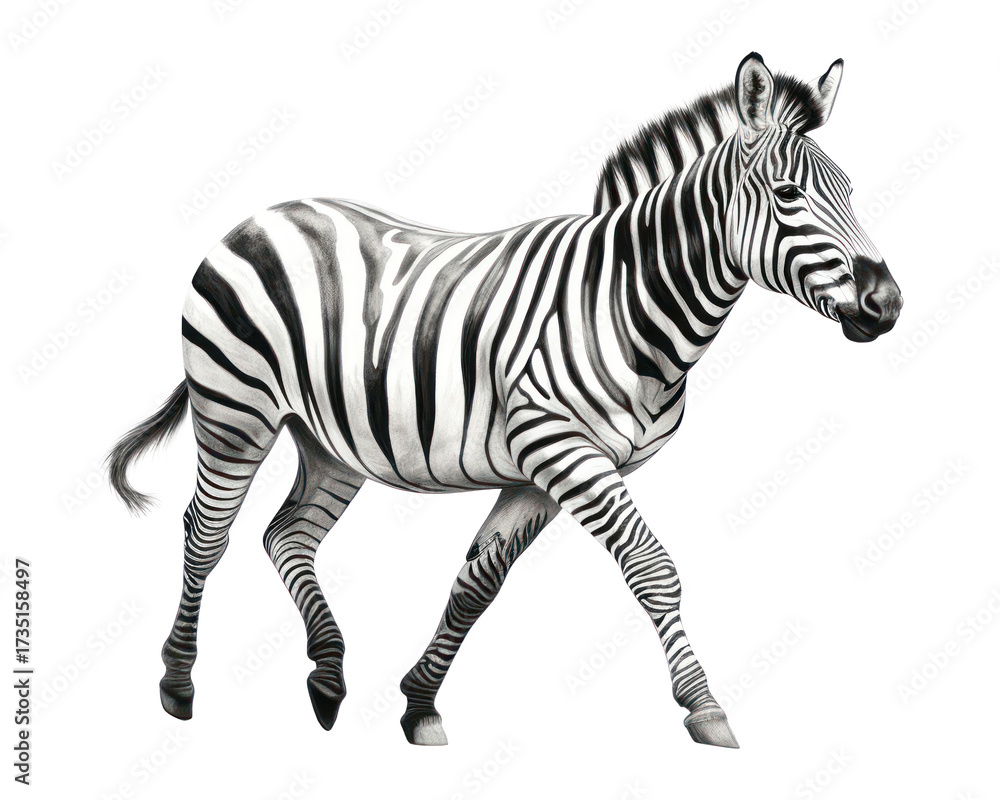 Fototapeta premium PNG Zebra wildlife animal mammal.