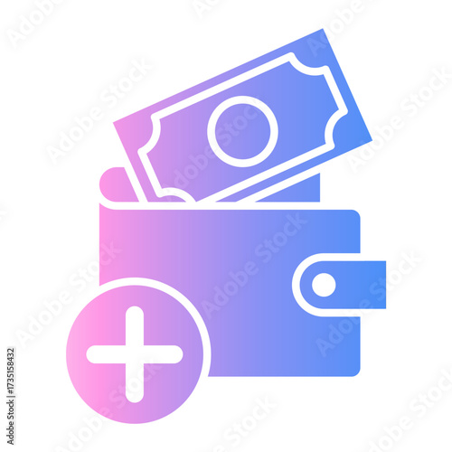 bank account Gradient icon