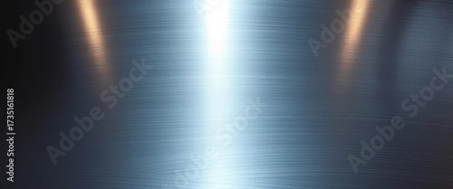 Brushed steel surface with subtle light reflections, modern background, steel