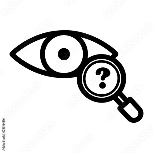 eye test Line Icon